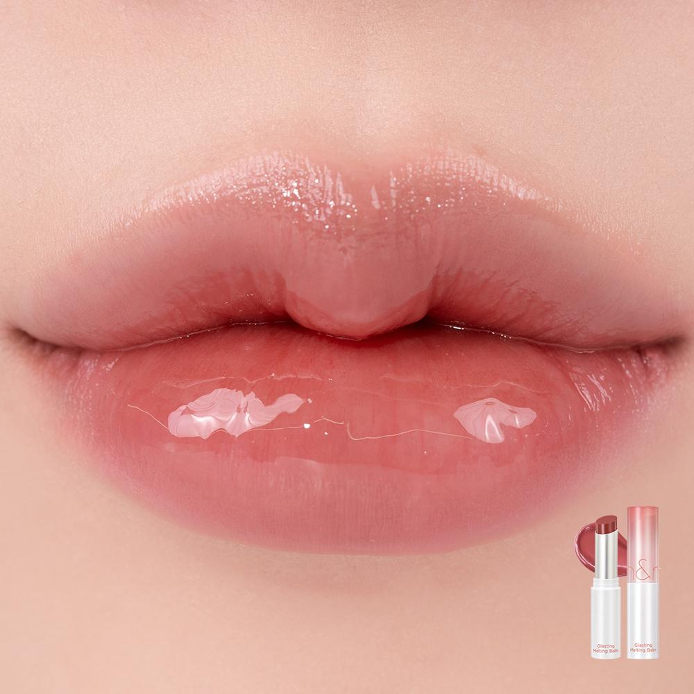 Rom&nd Glasting Melting Balm | Korean Lip Balm, Highly Pigmented, Glossy Lip Balm