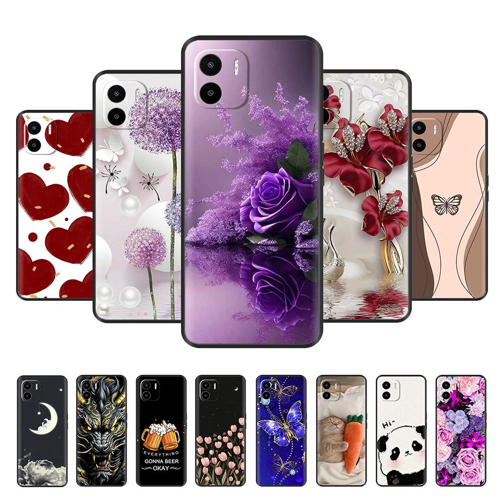 Für Redmi A1 Hülle Für Redmi A2 Niedliche Cartoon Weiche Silikonhülle Für Redmi A2+ Plus Hülle Für Xiaomi RedmiA1 Plus Schutz Coque