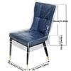 New Transparent Chair Cover PVC Anti Scratch Dining Chair Slipcover Waterproof Backrest Chair Covers for Home Dining Room
