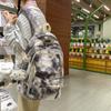 Tie-Dye Print Backpack Boys Girls Schoolbag Large Capacity Backpack