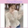 Romantic Puff Sleeve Sleeveless Blouse With Pearl Embellishments For Elegant Summer Look