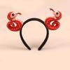 Headwear Plush Snake Headband Korean Style New Year Hair Hoop Plush Snake Hairband  Photo Props
