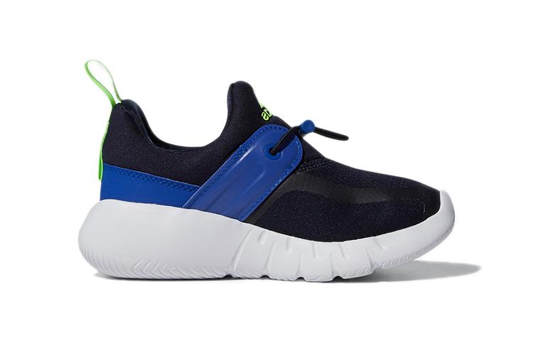 Adidas Rapida Abrasion Resistant Low top Running Shoes Black Blue Children Aged 3 7 Years Old GX7597