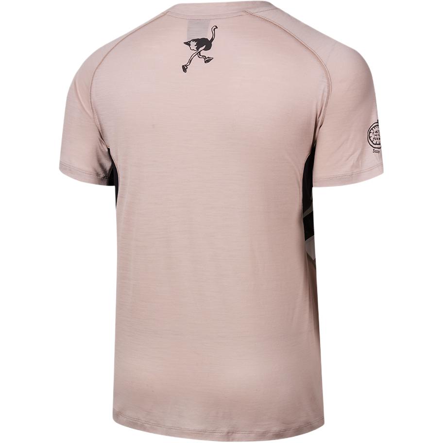 SAUCONY Nathan Bell Series Fashion Pullover Versatile Short Sleeve T-Shirt Unisex Tops Pink SA2259ST42C-GR209