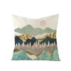 Home Landscape Polyester Pillowcase Home Digital Printing Sofa Cushion Waist Pillowcase