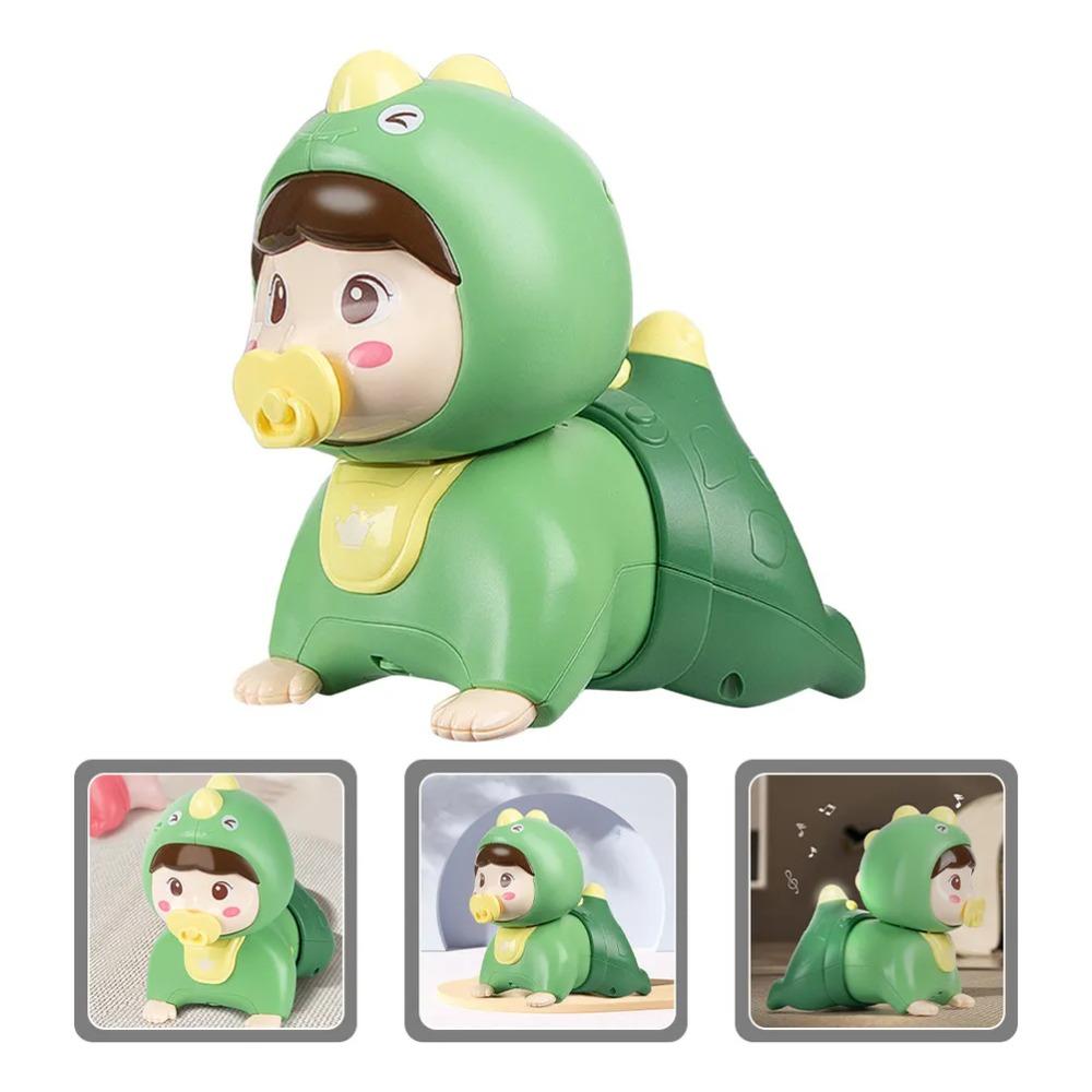 Tartaruga Musical Bebê Engatinhando Brinquedos Brinquedos para Barriguinha com Luz e Som Brinquedo Educacional Infantil Presentes de Aniversário para Menino Menina