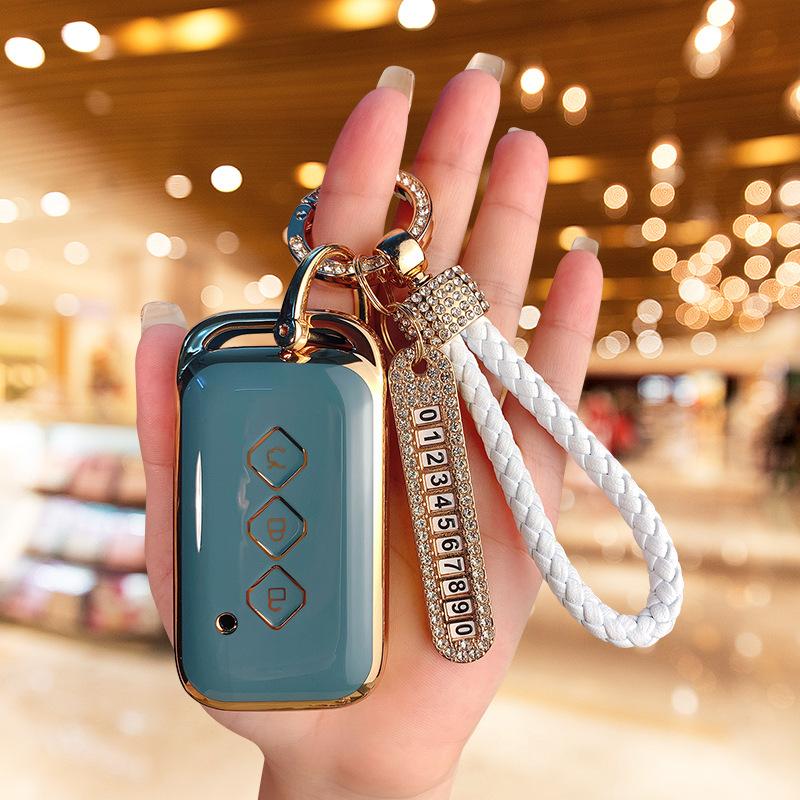 Applicable To 2022 Wuling Xingchen Car Key Cover, Jiachen Xinghui Xingyao Xingguang High-end Bag Protective Case Buckle