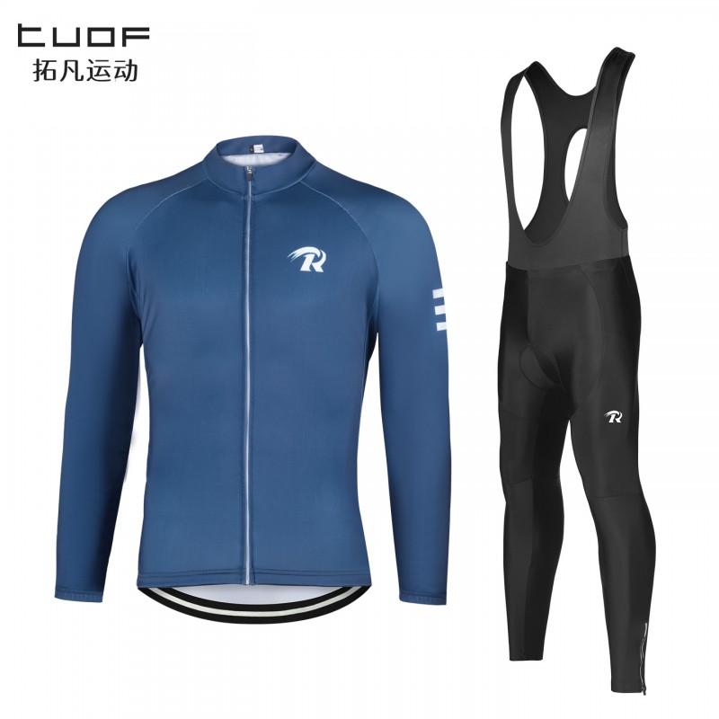 Men Women Cycling Jersey Set Long Sleeve Breathable Quick Dry Bike Riding Outfit Mountain Road Bikes