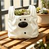 Estuche de Cerámica Estilo Bolso Portadocumentos de Escritorio con Forma de Cachorro Organizador de Escritorio