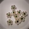 Plastic Rhinestone Flower-Shaped Decorations DIY Hair Accessories Clothing Ornament Handmade Bouquet Flower Heads Material