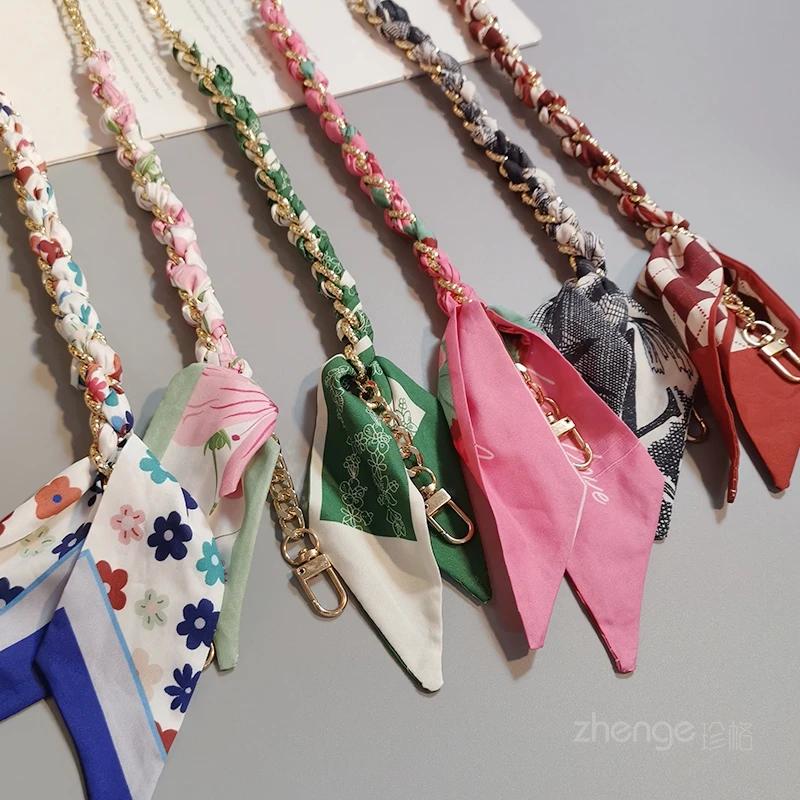 Cross Scarf Chain Lanyard Cross-body Lanyard Metal Chain Clip Mobile Phone Case Universal Lanyard Mobile Phone Phone Pendant