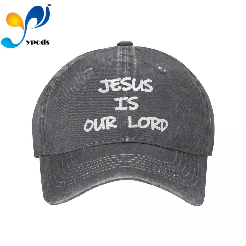 Jesus ist unser Herr, Unisex-Baseballkappe, Unisex-Damen-Snapback-Mütze, Papa-Mütze, Sommer-Sonnenkappe für Unisex- und Damen-Hüte