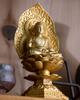 Seated Amitabha Buddha 15cm Shuun Tendai Takaoka bronzeware Buddha seated statue, (gold plated/24k gold), sculptor Makita, model sect, (Amitabha