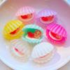 10Pcs New Cute Resin Cartoon Pearl Shell Mermaid Series Flat Back Scrapbooking DIY Jewelry Craft Decoration Accessories