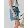 Bluetail Blue Denim Belt Shorts Azb2pt01bu
