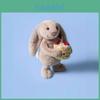 Adorável Brinquedo de Pelúcia Coelho de Gelatina de 30cm Pelúcia Macia Pelo Curto Decoração de Bolo Ideia de Presente