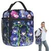 Anime Blue Locks Isolierte Lunchtasche für Damen Kinder Tragbare Lebensmittelboxen Thermische Lunchbox Tragetasche