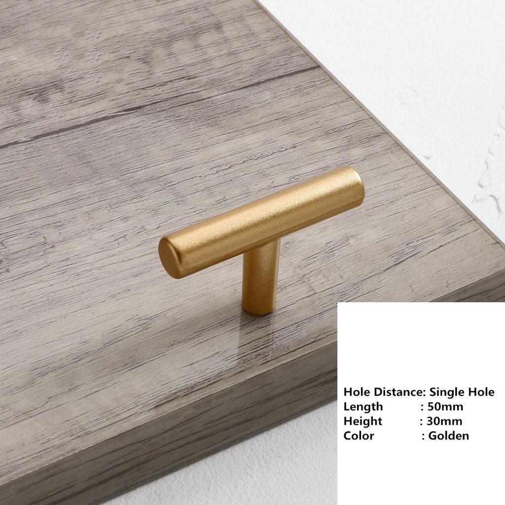Handles Drawer Cabinet Furniture Kitchen Handles for Cabinet Knob Door Drawer Furniture Kitchen Knob Golden Simplicity Hardware