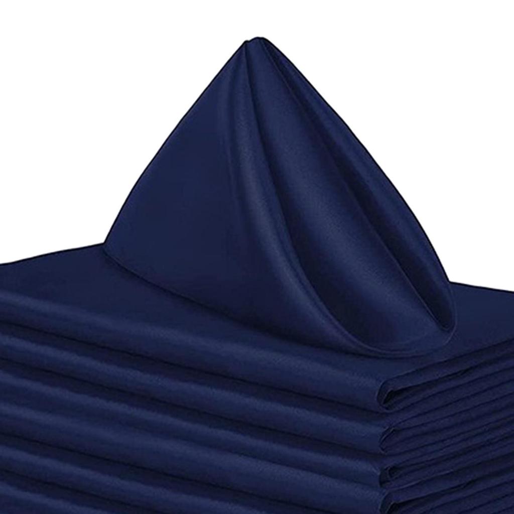 Set of 10 Elegant Napkins for Weddings and Special Events