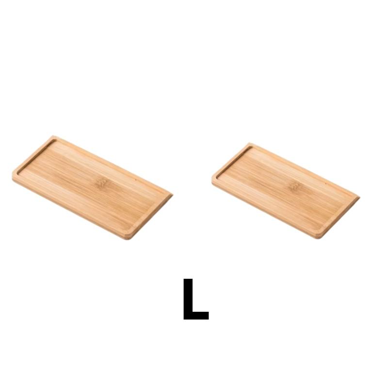 Wooden Pallet Rectangular Base Water Tray Basin Support Round Small Chassis Basin Pad Waterproof Bamboo Tray