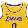 Nike NBA 20-21 Season Lakers Kuzma No. 0 Basketball Tank Top Men Tops Amarillo-Yellow CW3669-735