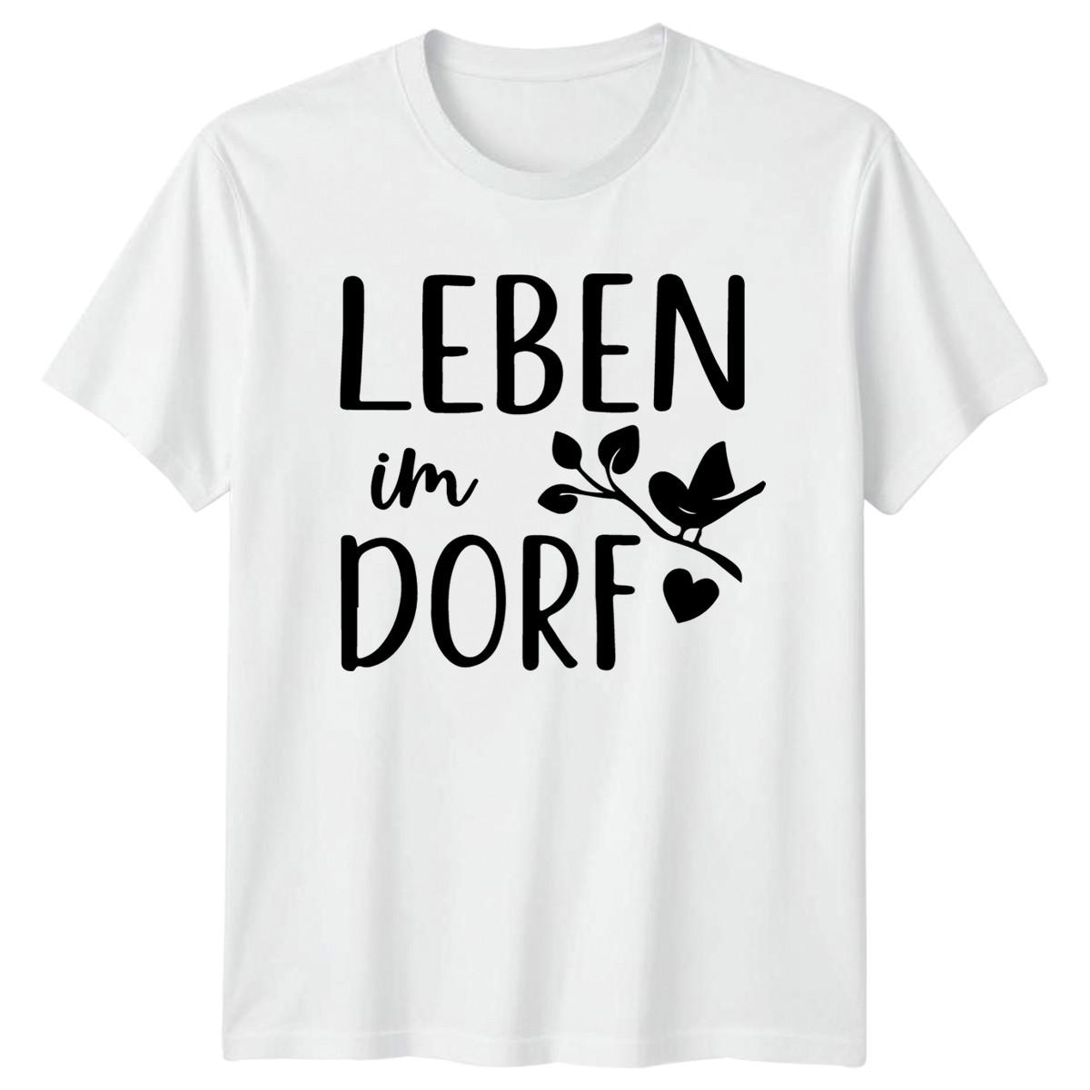 Leben Im Dorf T-Shirt Nature Village Life Birthday Gift For Him And Her XXL