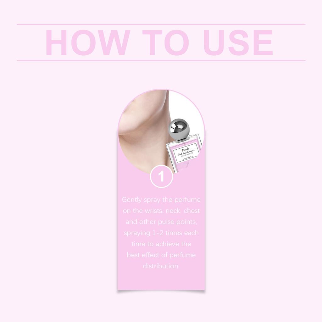 Rose Romance Eau ToilettePheromone PerfumeEau ToiletteSpray For WomenRose Buds1.7 Fl OZ / 50ml