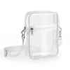 Simple Transparent Pvc Crossbody Bag Clear Waterproof Shoulder Bag Travel Cosmetic Bags Toiletries Storage Bags