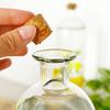 Glass Bottle with Cork for Lemonade, Liqueur, Wine, Juice, Water 1L