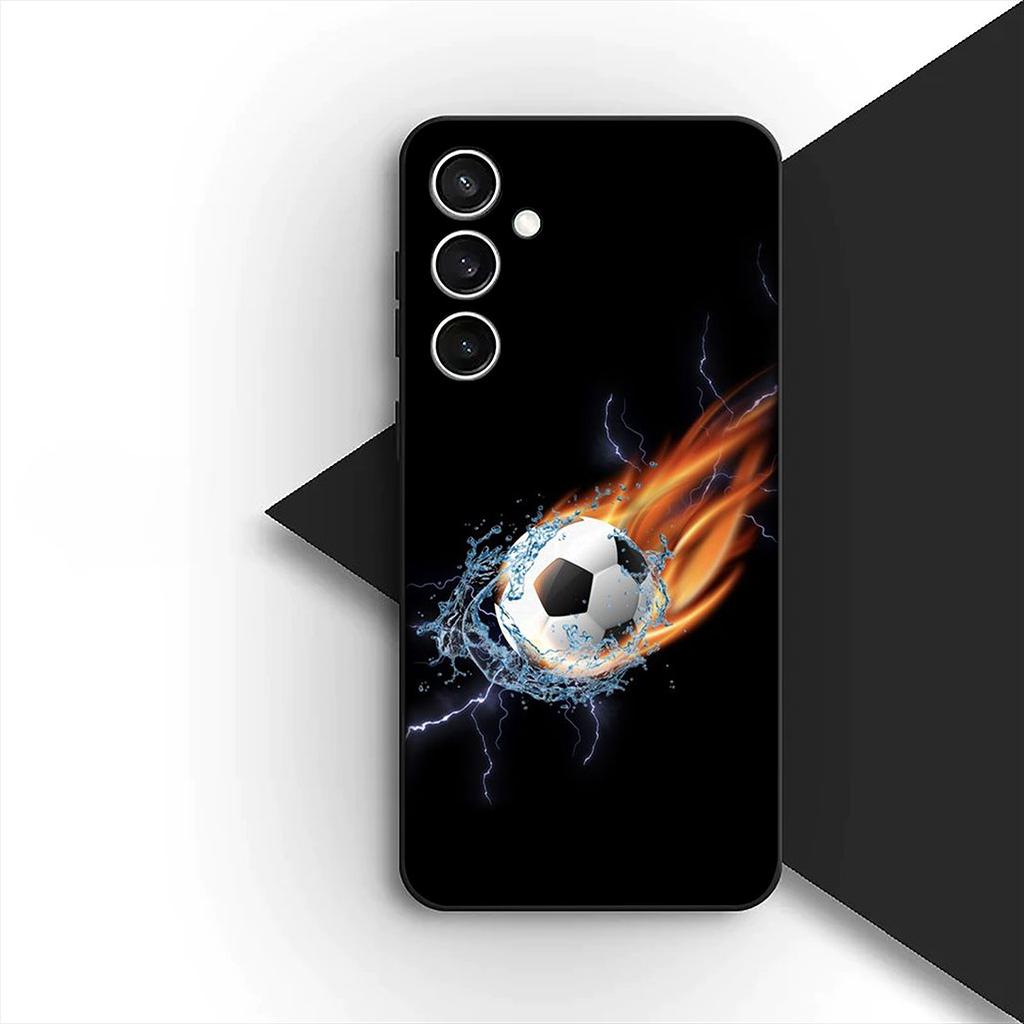 for Apple iPhone 16 14 15 Plus 11 Pro Max 16E ProMax + 16Plus 15+ 14+ Phone Cover Soft Case Soccer No 10 5 7 Football No10