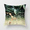 Green Plant Throw Pillow Cover Cactus Geometric Flower Cushion  for Home Sofa Chair   Set