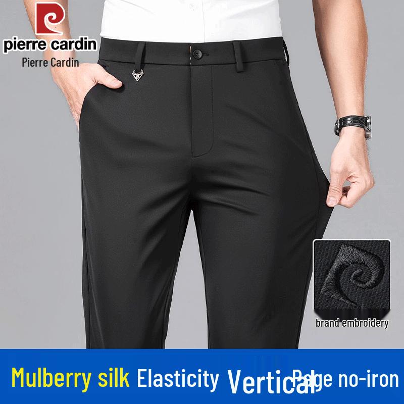 

Pierre Cardin Men s Summer Silk Blend Business Trousers 38 (Waist 3 0 )
