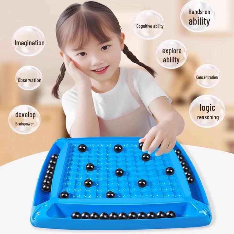 Magnetic Minesweeper Battle Bead Chess Puzzle Toy for Children & Parents