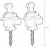 Guitar Straps Lock Pins, Set of 2, Metal Guitar Strap Pins, Detachable Straps, Buckles, Lock Pins...