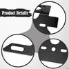 Motorcycle License Plate Taillight Holder Support Part Easy Installation Attachment Rear Light