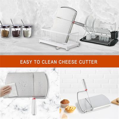 Stainless Steel Multipurpose Scale Slicer Cheese Slicer Household Baking Tool Suitable For Cheese, Butter, Sausage