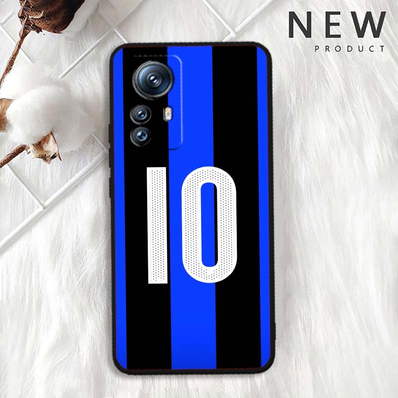 Fashion jersey number For Xiaomi Mi 15 14 13 13T 12 12T 12S 11 11i 11T Pro Ultra Lite 5G Black Soft Phone Case