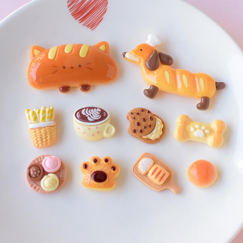 Cute Cat and Sausage Dog DIY Hole Shoe Charms Handmade Cartoon Shoe Decorations for Garden Shoes Girls Gift Set