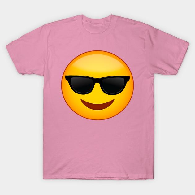 T Shirt Women Emoticon Couple Costume Funny Emoticon Sunglasses Harajuku Print Kawaii Tshirt Summer Short Sleeve Female T-Shirt Top Tee