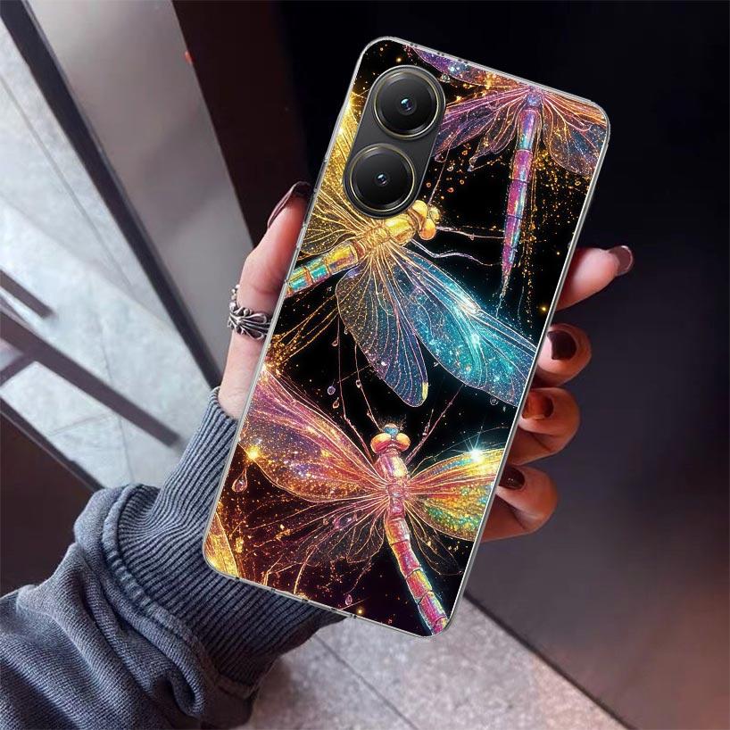 Beautiful Dragonfly Enthusiasts Phone Case For Xiaomi Poco X7 X6 X5 Pro F7 Ultra Redmi 15C 15 13 13C 12 12C 10 10A 10C 9 9A 9C 9