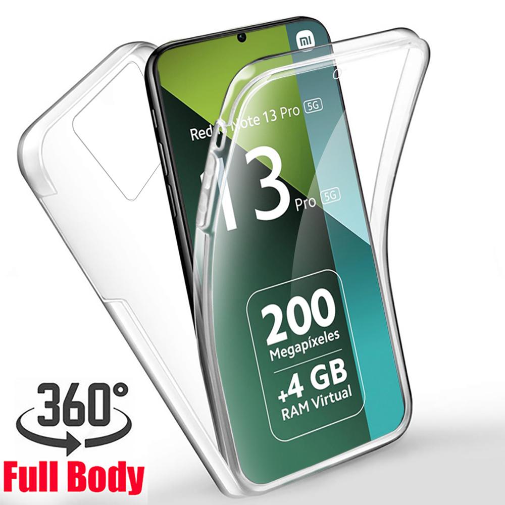 

Clear PC+PET Double-Sided Protection Case For Xiaomi Redmi Note 13 Pro+ 5G 360° Full Body Shockproof Coque Redmy Note13 Pro Plus Redmy Note13 Pro 5G