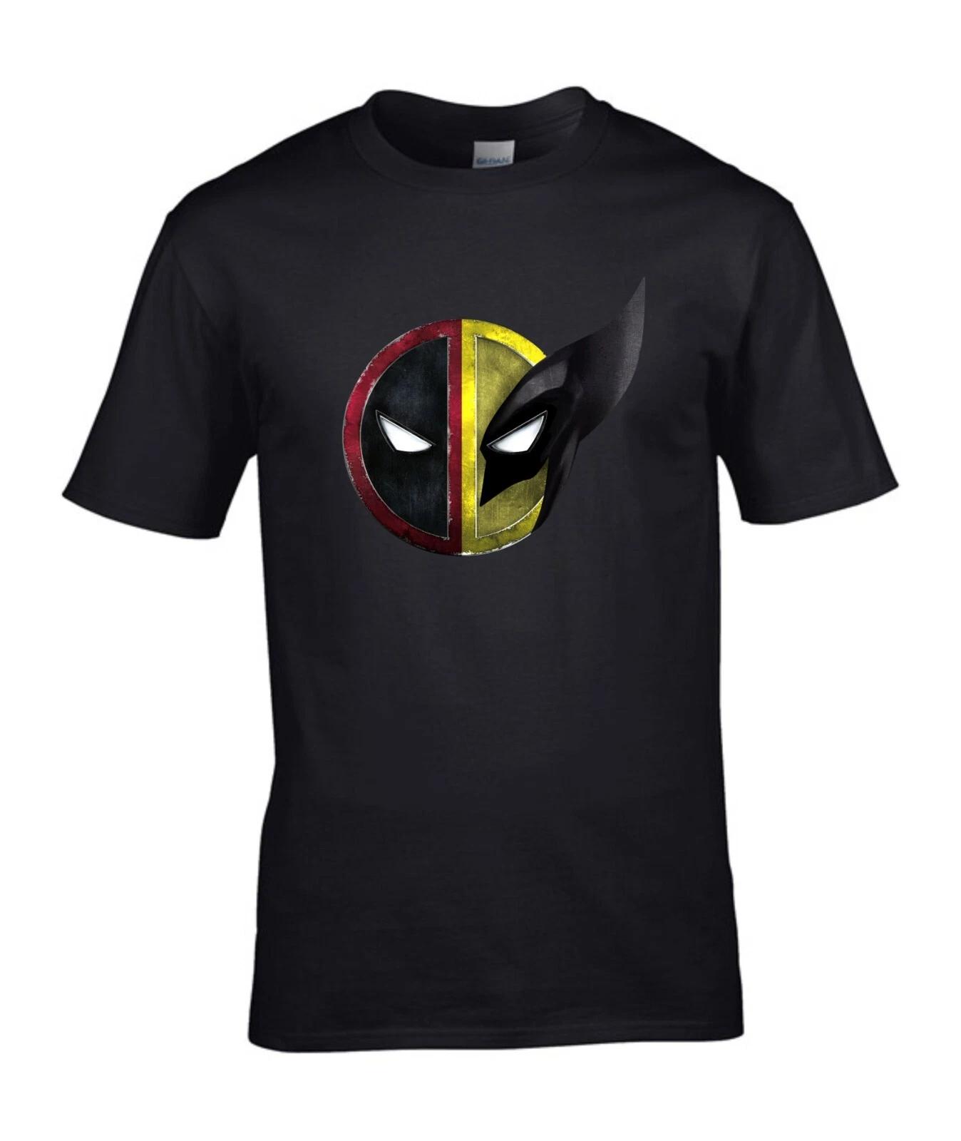 Deadpool & Wolverine T-Shirt, Marvel Funny Hero Action Unisex Kids Adults Top L