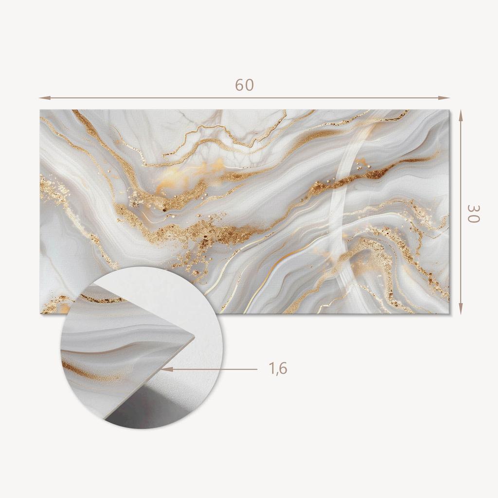 Package of Self-Adhesive Vinyl Tiles Abstract Waves With Details 6X60X30 Cm