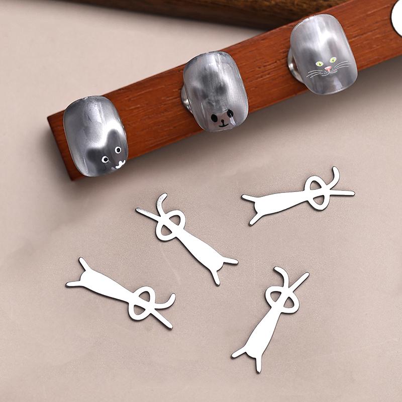 Love Cat Eye Magnetic Stick Nail Art Tools Small Iron Piece Magnet Stick Create Bunny Pattern Magnetic Polish Effects Nail