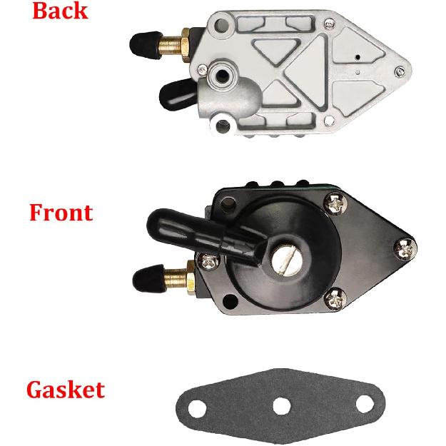 Outboard Fuel Pump with Gasket 18-7352 Fuel Pump 438556 433390 385784 Compatible with Johnson Evinrude 25-140HP Boat Motor Johnson/Evinrude 18-7352