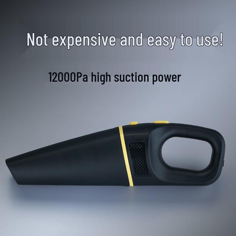 Wireless Car & Home Vacuum Cleaner: High-Power Suction, Portable Handheld for Sedan Interiors
