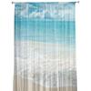 Beach Sky Sea Tulle Curtains for Living Room Bedroom Decor Chiffon Sheer Voile Kitchen Window Curtain