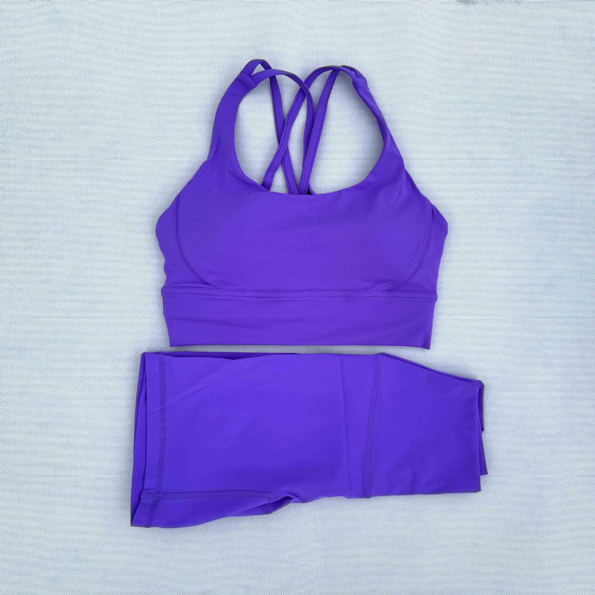 

Женский спортивный комплект для йоги Lulu: Жилет для пробежек на открытом воздухе и шорты с высокой талией Large