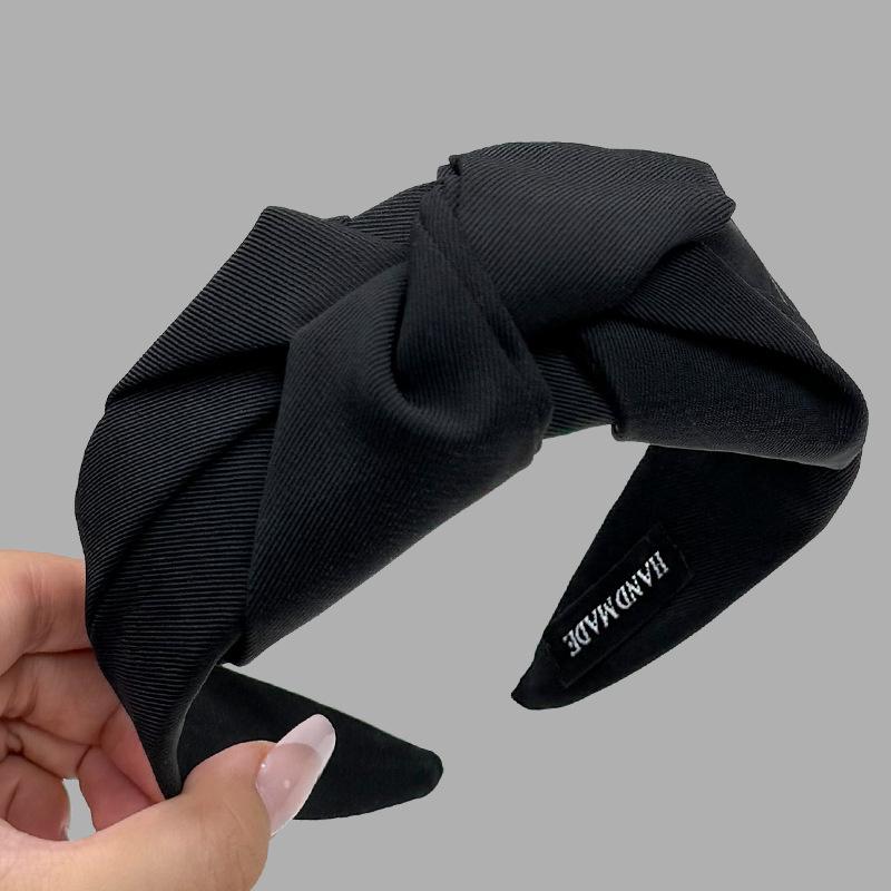 Diademas Minimalistas para Mujer Tela de Sarga Lisa Diademas Nudadas para Dama Niñas Accesorios Casuales para Compras Viajes