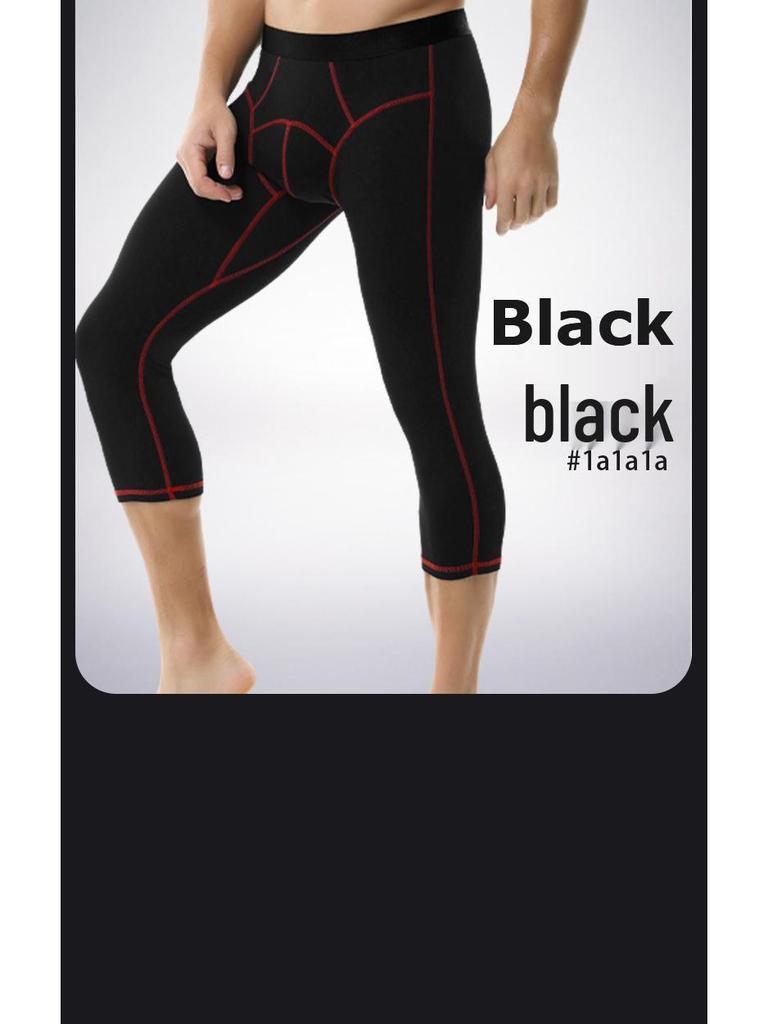 Men's Plus Size Wool-Blend Leggings: Warm, Slim-Fit Pants for Fall and Winter